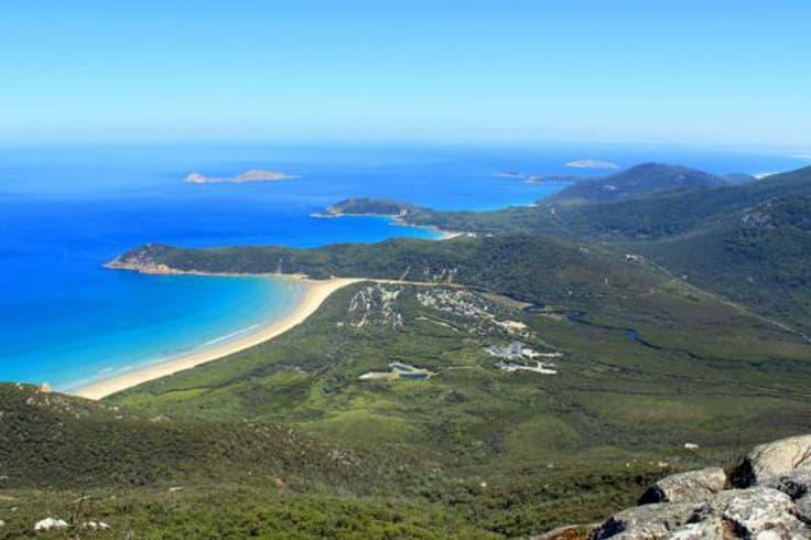 melbourne to sydney coastal road trip itinerary 2 View of Wilsons Promontory National Park