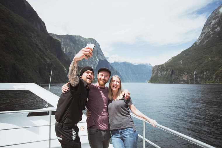 Selfie at Milford sounds